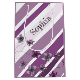 Flora und Fauna Wilde Violets Mittlere Geschenktüte