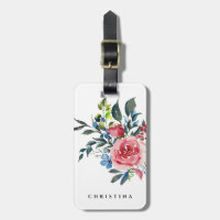 Flora Wasserfarbe Elegant Personalisiert