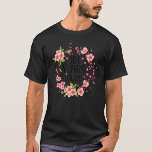 Floral 101 Jahre alt 101. Geburtstag Frauen 101 Ja T-Shirt