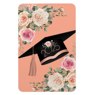 Floral 2025 Abschluss Magnet