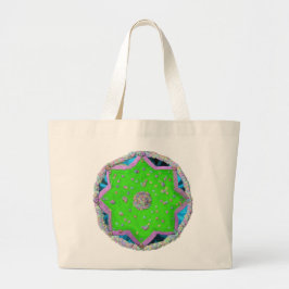 Floral 8-spitzen Stern Eid Jumbo Stoffbeutel