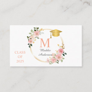 Floral Abschluss Business Card Visitenkarte