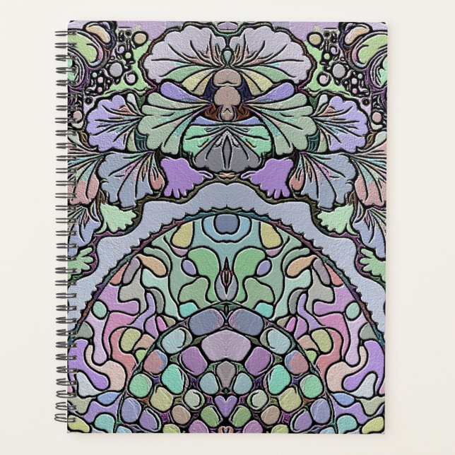 Floral abstrait pansement motif en mosaïque (Devant)