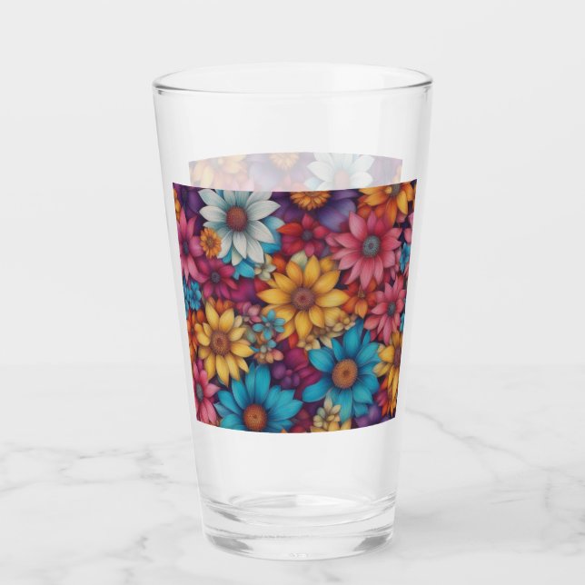 Floral Abstrakt #39 Glas (Vorderseite)