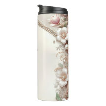 Floral and Pearl Embellishments