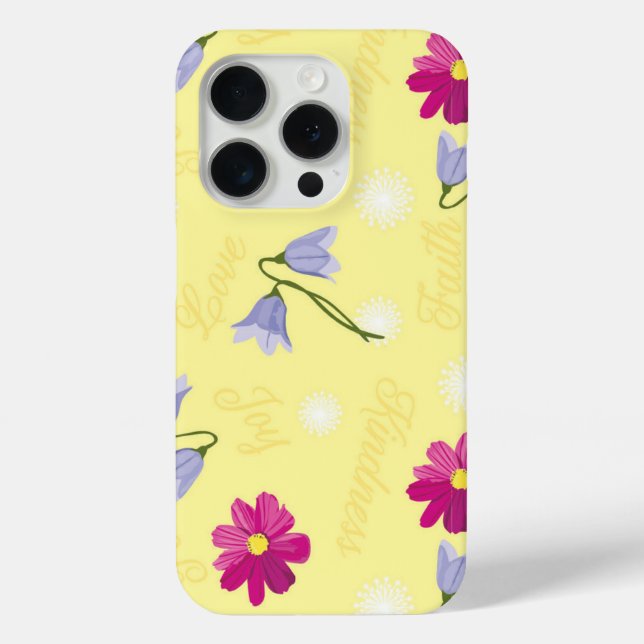 Floral Apple iPhone Case (Rückseite)
