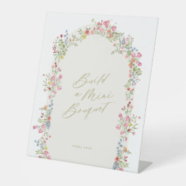 floral arch build a bouquet baby shower sockelschild