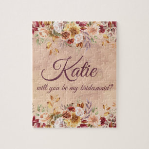 Floral Autumn Bridesmaid Vorschlag