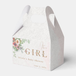 Floral Baby Girl Dusche Geschenkschachtel