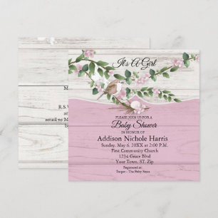 Floral Baby Girl Duwer Whitewusch Barn Wood