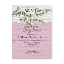 Floral Baby Girl Duwer Whitewusch Barn Wood