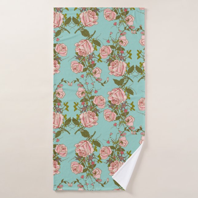 floral badehandtuch (Badehandtuch)