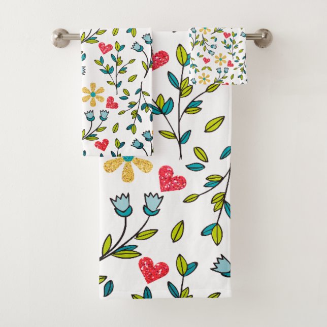 floral badhandtuch set (Insitu)