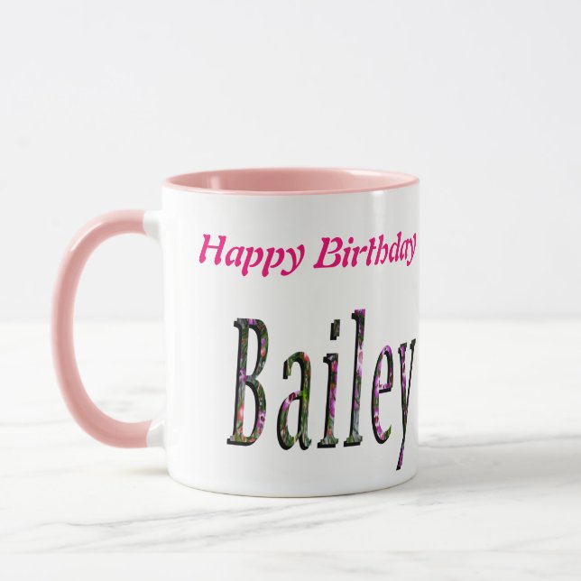 Floral-Bailey-Logo, Tasse (Links)