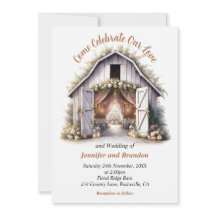 Floral Barnyard Wedding
