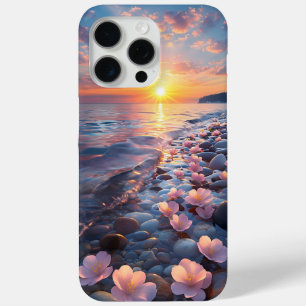 Floral Beach Sunset Phone Case - Summer Vibes
