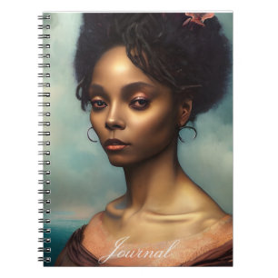 Floral Beautiful Fantasy Female Journal