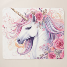 Floral Beautiful Unicorn