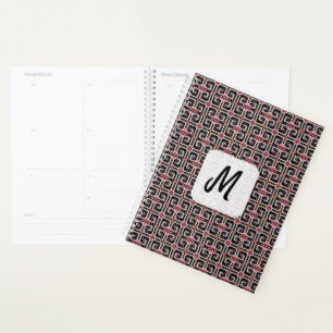 Floral Beauty Monogram Planer