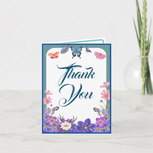Floral Beerdigung Danke Botschaft Condolences Card