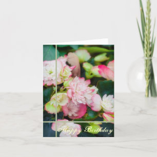 Floral - Begonia Karte