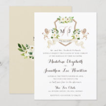 Floral Beige Weiße Vegetation Elegantes ElfenbeinW