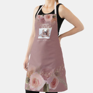 Floral Beste Mutter JE Elegantes Foto Schürze