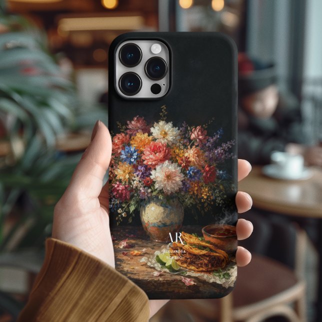 Floral Birria Stilleben | Monogram Case-Mate iPhone Hülle (Von Creator hochgeladen)
