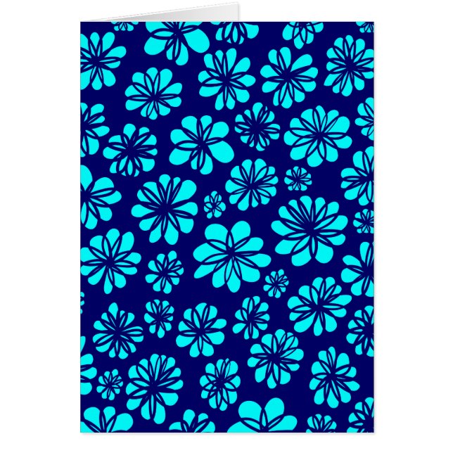 Floral bleu (Devant)