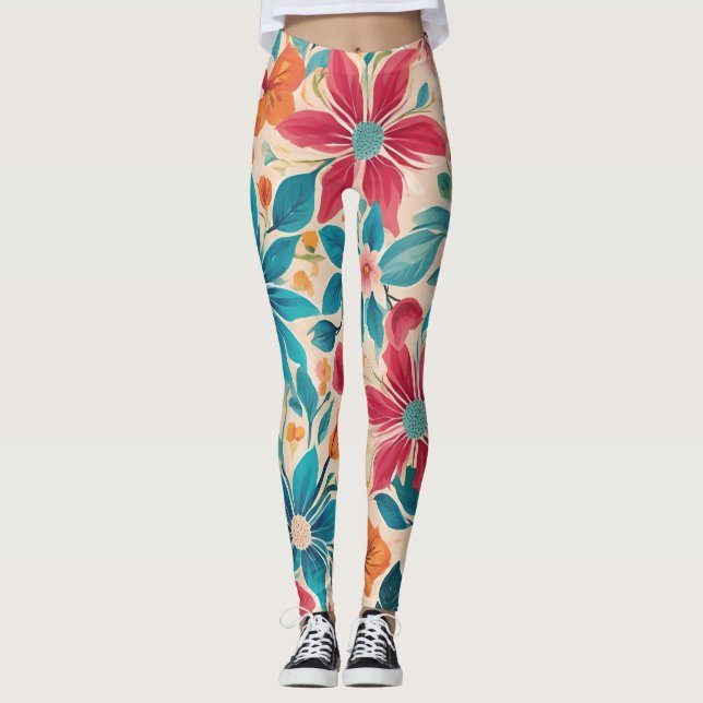 Floral Bliss Leggings (Vorderseite)