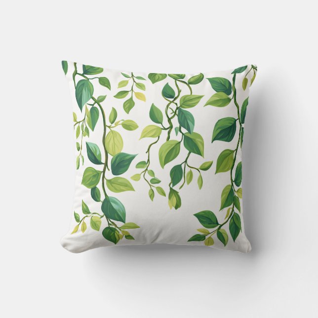 Floral Bloom Throw Pillow Kissen (Vorderseite)