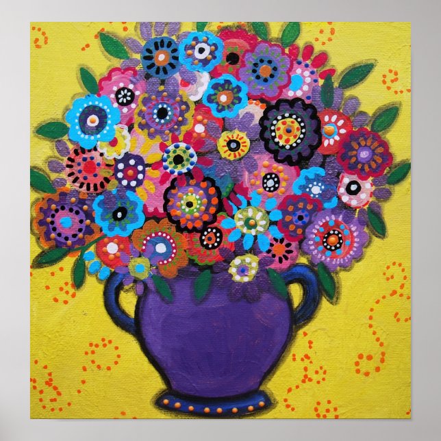 FLORAL BLOSSOMS II POSTERS POSTER (Vorne)