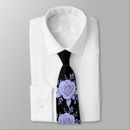 FLORAL BLUE Tie Krawatte