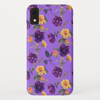 Floral Boho Chic Lila Case-Mate iPhone Hülle