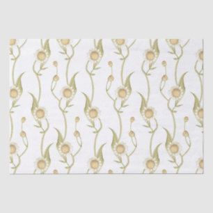 Floral Boho Daisy Chain Pattern Decopopage Seidenpapier