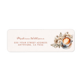 Floral Boho Kaffee Themenadresse Brautparty