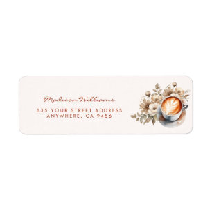Floral Boho Kaffee Themenadresse Brautparty