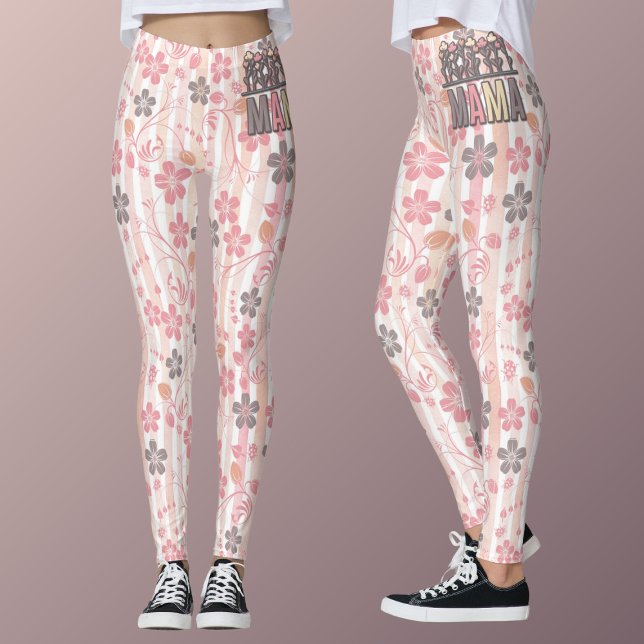 Floral Boho Mama Leggings (Von Creator hochgeladen)
