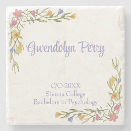 Floral Boho Uni-Abschluß Party Steinuntersetzer