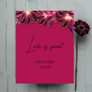 Floral Bordeaux - Liebe ist süße Brautparty    Poster