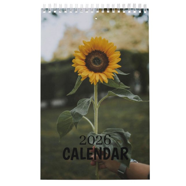 Floral Botanical Garden Illustrations Calendar Kalender (Titelbild)