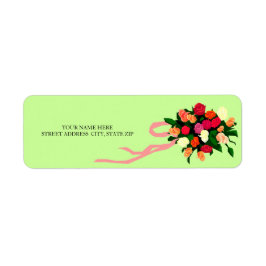 Floral Bouquet Address Mailing Labels