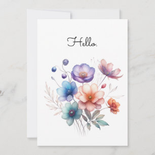 Floral Bouquet Aquarellbilder individuell gestalte