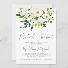 Floral Bouquet Brautparty Einladung