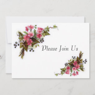 Floral Bouquet Hochzeitseinladung Einladung