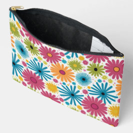 Floral Bouquet Pattern with Leaves elegant Zubehörtasche