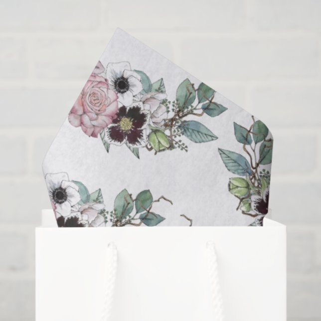 Floral Bouquet  Seidenpapier (Geschenktüte)