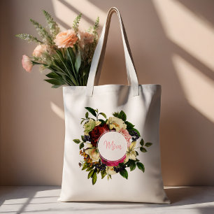 Floral Bouquet Tragetasche