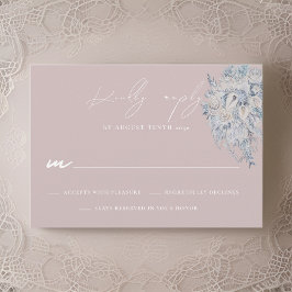 Floral Bouquet Wedding RSVP Response Card