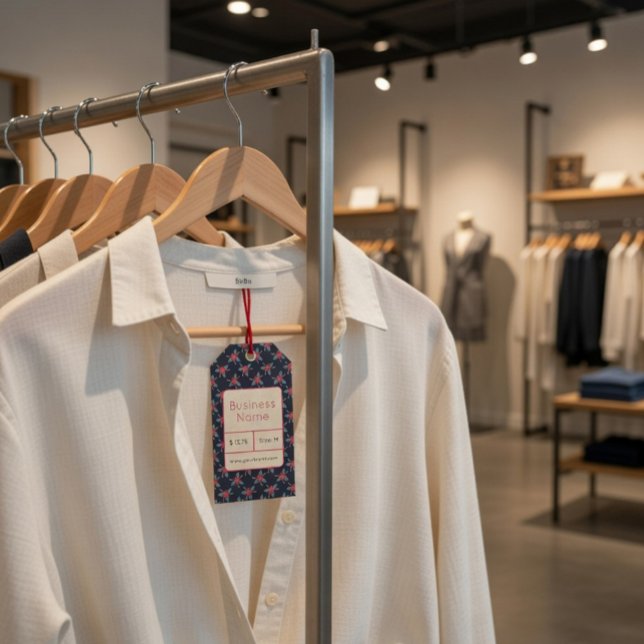 Floral Boutique Clothing Tag Geschenkanhänger (Von Creator hochgeladen)